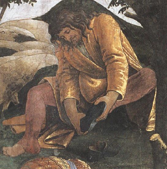 Sandro Botticelli Trials of Moses (mk36) oil painting image